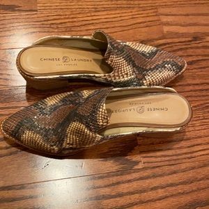 So cute Chinese Laundry mules, worn only 2 or 3 times